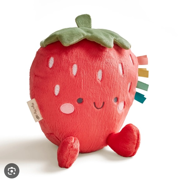 Itzy Ritzy Sweetie Snuggles Strawberry Plush Toy - Picture 1 of 4
